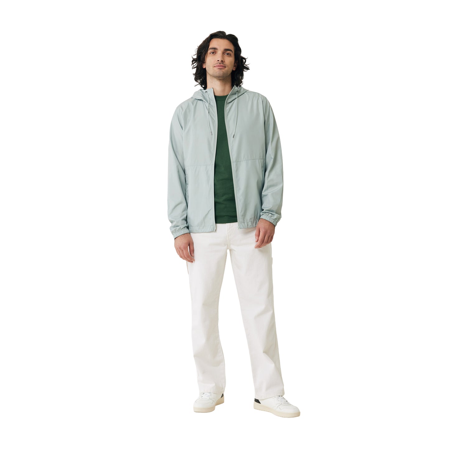Iceberg Green - Side - Iqoniq Unisex Adult Logan Recycled Polyester Lightweight Jacket