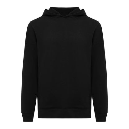 Black - Front - Iqoniq Unisex Adult Yengo Recycled Cotton Side Pocket Hoodie