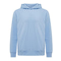 Sky Blue - Front - Iqoniq Unisex Adult Yengo Recycled Cotton Side Pocket Hoodie