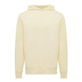 Cream Yellow - Front - Iqoniq Unisex Adult Yengo Recycled Cotton Side Pocket Hoodie
