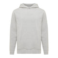 Light Heather Grey - Back - Iqoniq Unisex Adult Yengo Recycled Cotton Side Pocket Hoodie