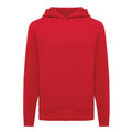 Red - Front - Iqoniq Unisex Adult Yengo Recycled Cotton Side Pocket Hoodie
