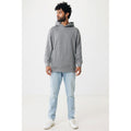 Light Heather Anthracite - Lifestyle - Iqoniq Unisex Adult Yengo Recycled Cotton Side Pocket Hoodie