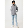 Light Heather Anthracite - Pack Shot - Iqoniq Unisex Adult Yengo Recycled Cotton Side Pocket Hoodie