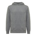Light Heather Anthracite - Close up - Iqoniq Unisex Adult Yengo Recycled Cotton Side Pocket Hoodie