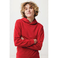 Red - Side - Iqoniq Unisex Adult Yengo Recycled Cotton Side Pocket Hoodie