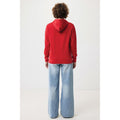 Red - Close up - Iqoniq Unisex Adult Yengo Recycled Cotton Side Pocket Hoodie