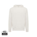 Ivory White - Back - Iqoniq Unisex Adult Yengo Recycled Cotton Side Pocket Hoodie