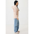 Peach Nectar - Close up - Iqoniq Unisex Adult Yengo Recycled Cotton Side Pocket Hoodie