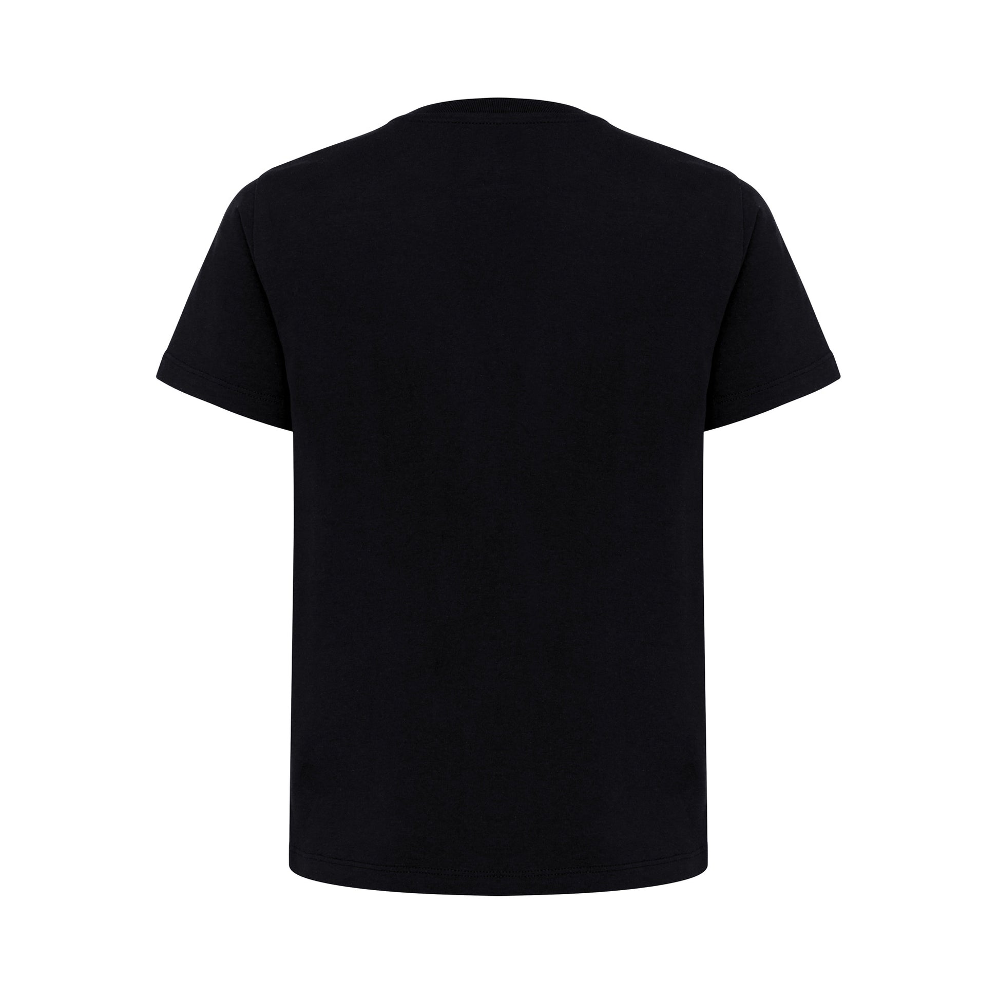 Black - Back - Iqoniq Childrens-Kids Koli Recycled Cotton Lightweight T-Shirt