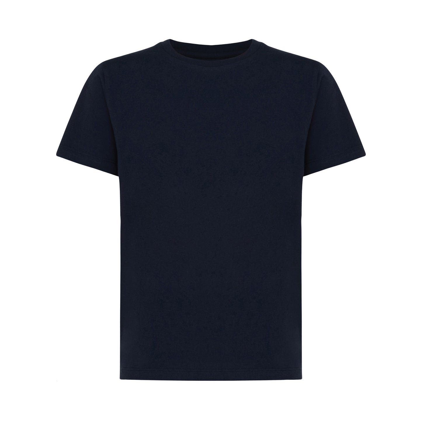 Navy - Front - Iqoniq Childrens-Kids Koli Recycled Cotton Lightweight T-Shirt