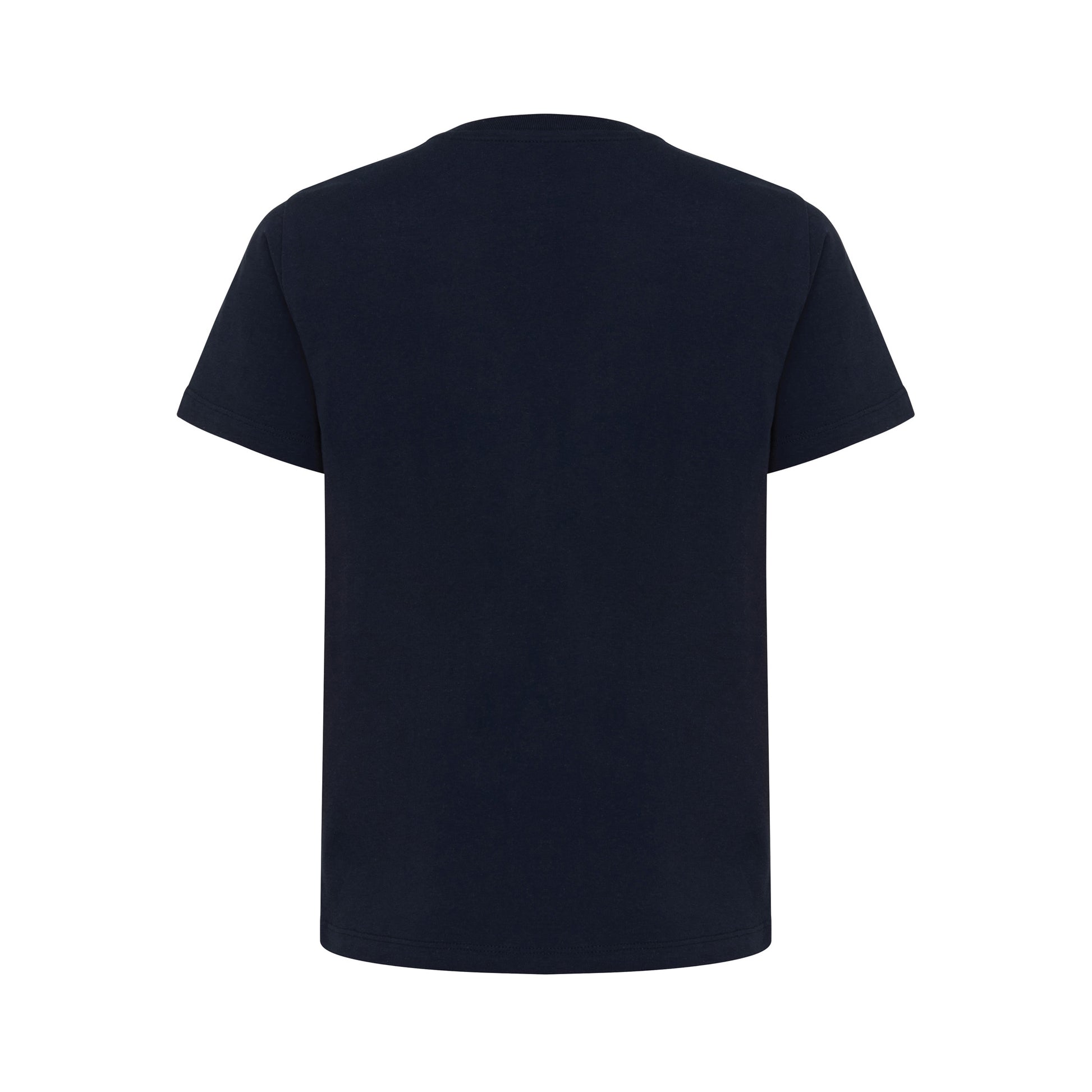 Navy - Back - Iqoniq Childrens-Kids Koli Recycled Cotton Lightweight T-Shirt