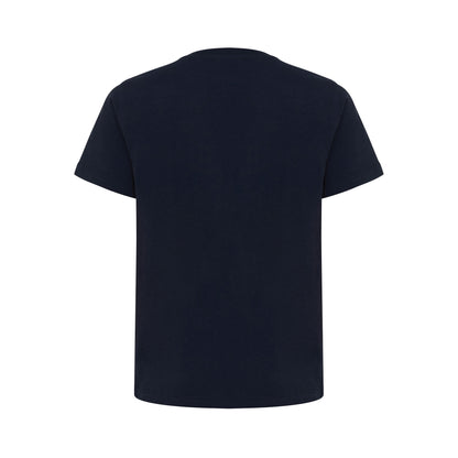 Navy - Back - Iqoniq Childrens-Kids Koli Recycled Cotton Lightweight T-Shirt