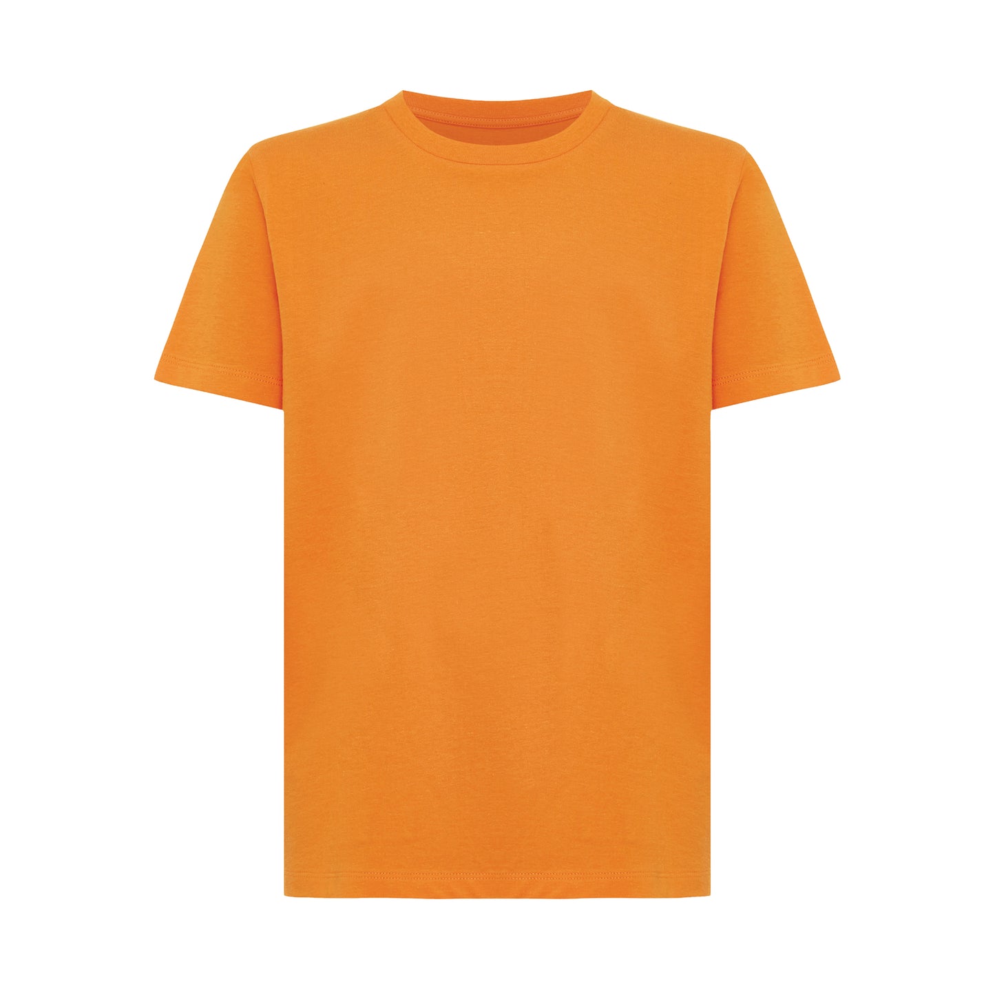 Orange - Front - Iqoniq Childrens-Kids Koli Recycled Cotton Lightweight T-Shirt