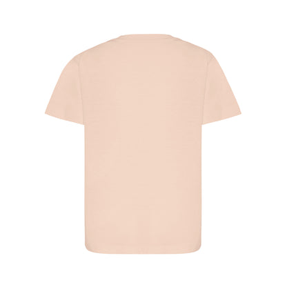 Peach Nectar - Back - Iqoniq Childrens-Kids Koli Recycled Cotton Lightweight T-Shirt