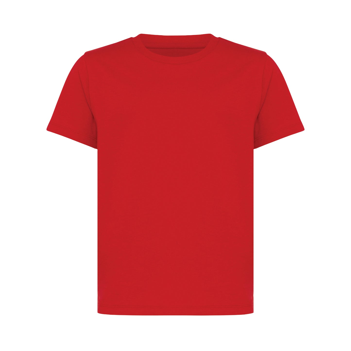 Red - Front - Iqoniq Childrens-Kids Koli Recycled Cotton Lightweight T-Shirt