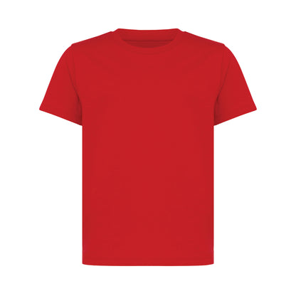 Red - Front - Iqoniq Childrens-Kids Koli Recycled Cotton Lightweight T-Shirt