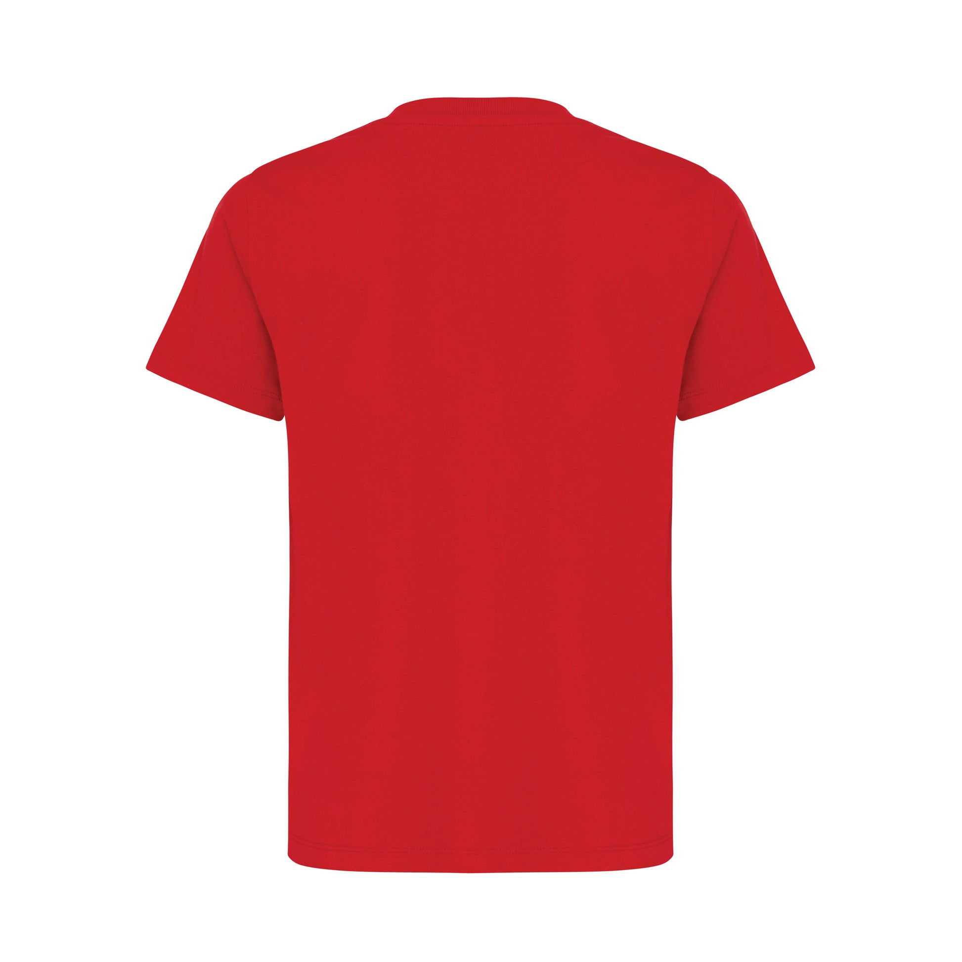 Red - Back - Iqoniq Childrens-Kids Koli Recycled Cotton Lightweight T-Shirt