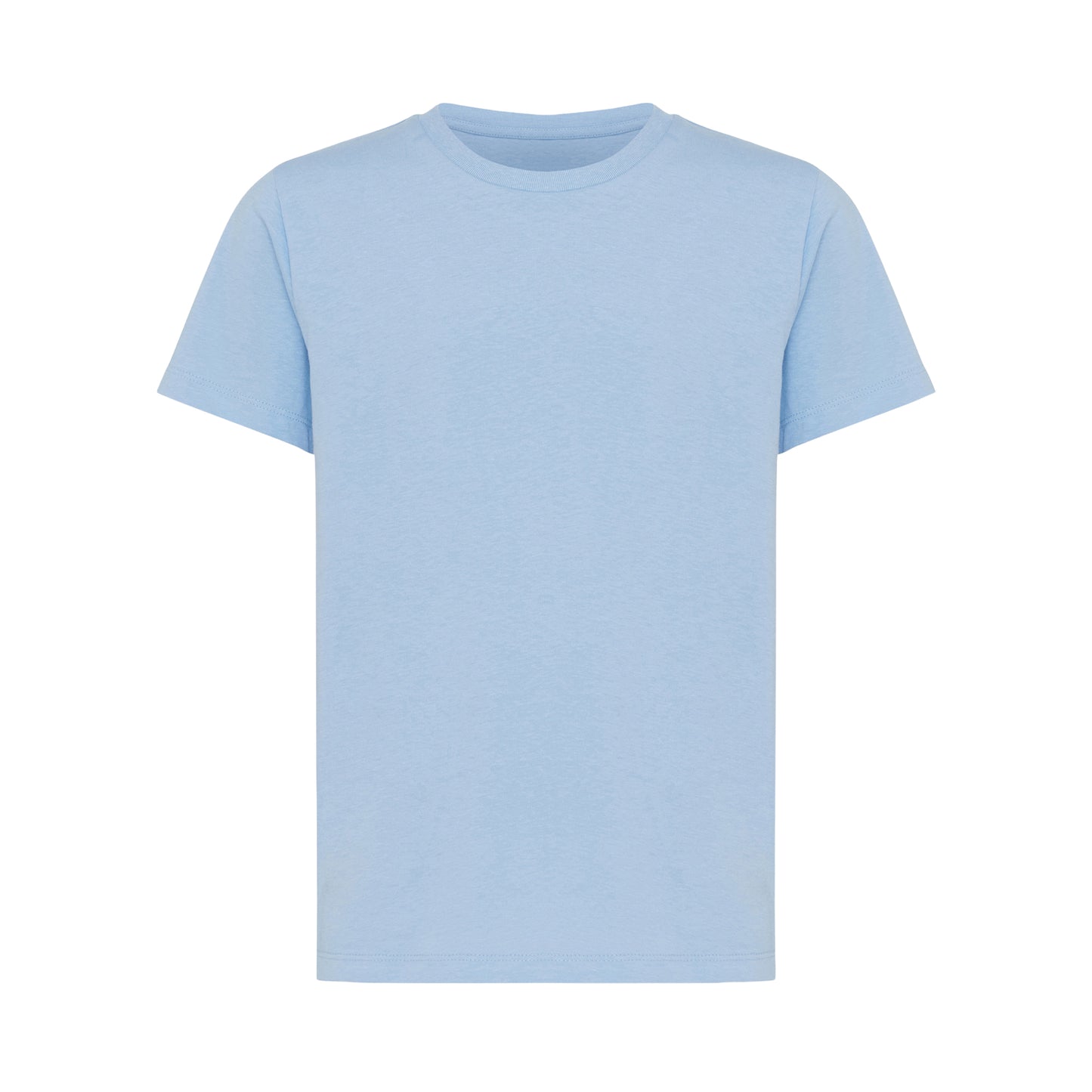 Sky Blue - Front - Iqoniq Childrens-Kids Koli Recycled Cotton Lightweight T-Shirt