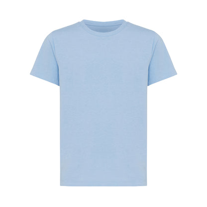 Sky Blue - Front - Iqoniq Childrens-Kids Koli Recycled Cotton Lightweight T-Shirt
