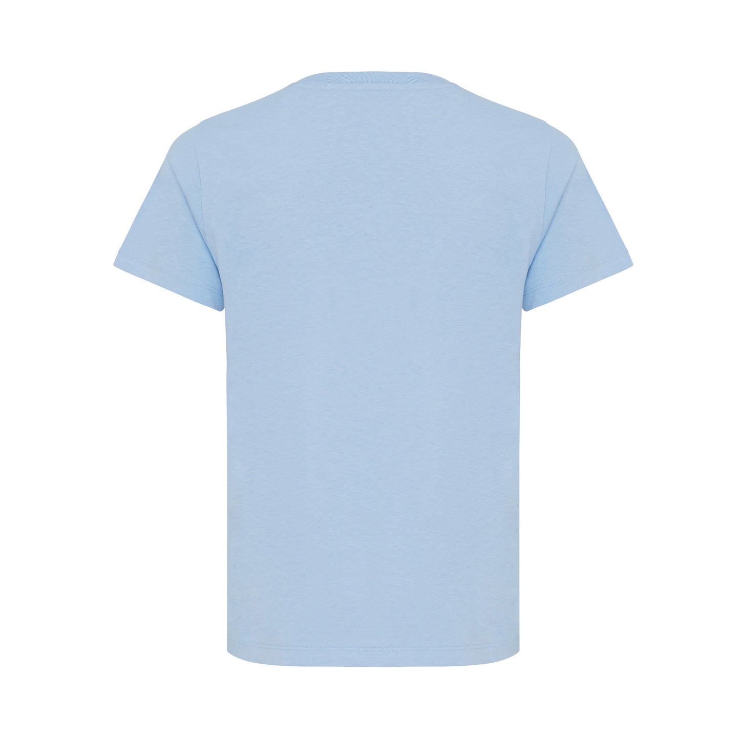 Sky Blue - Back - Iqoniq Childrens-Kids Koli Recycled Cotton Lightweight T-Shirt