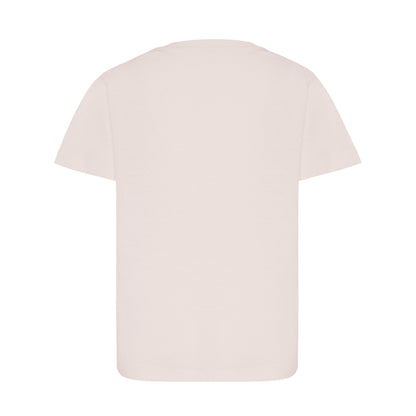 Cloud Pink - Back - Iqoniq Childrens-Kids Koli Recycled Cotton Lightweight T-Shirt