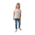 Cloud Pink - Side - Iqoniq Childrens-Kids Koli Recycled Cotton Lightweight T-Shirt