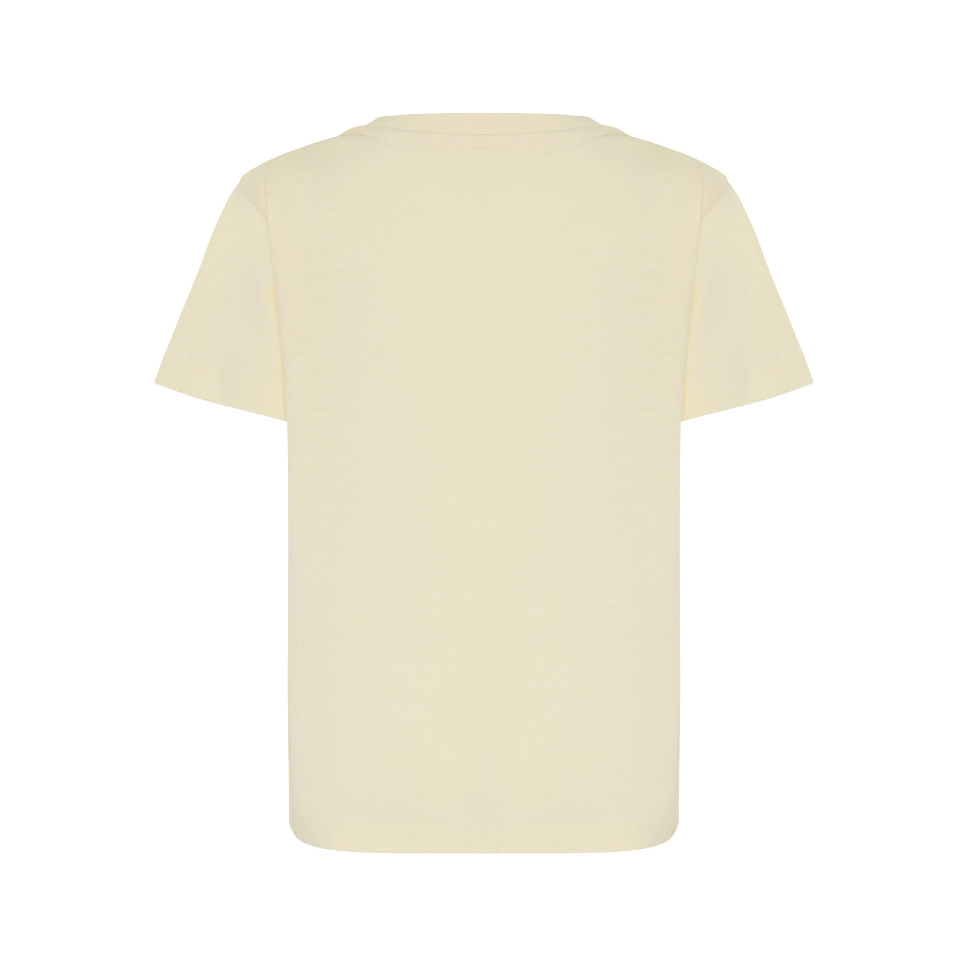 Cream Yellow - Back - Iqoniq Childrens-Kids Koli Recycled Cotton Lightweight T-Shirt