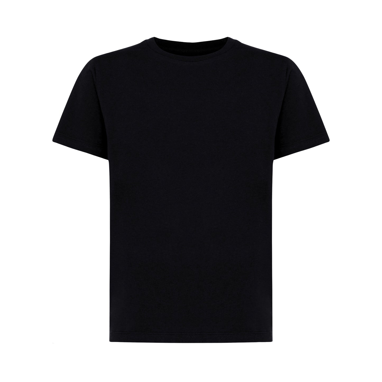 Black - Front - Iqoniq Childrens-Kids Koli Recycled Cotton Lightweight T-Shirt