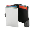 Black - Back - C-Secure RFID Wallet and Card Holder Set
