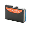 Black - Side - C-Secure RFID Wallet and Card Holder Set