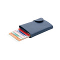 Blue - Back - C-Secure RFID Wallet and Card Holder Set