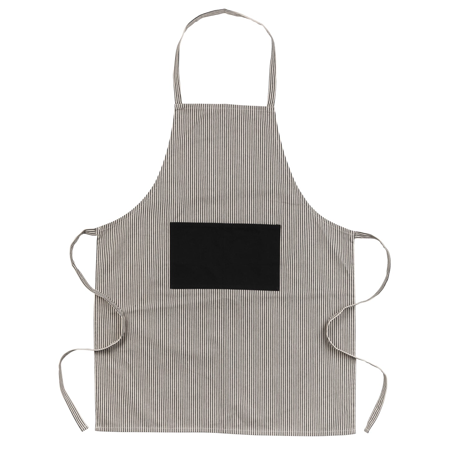 Black - Back - Ukiyo Unisex Adult Deluxe Aware Apron