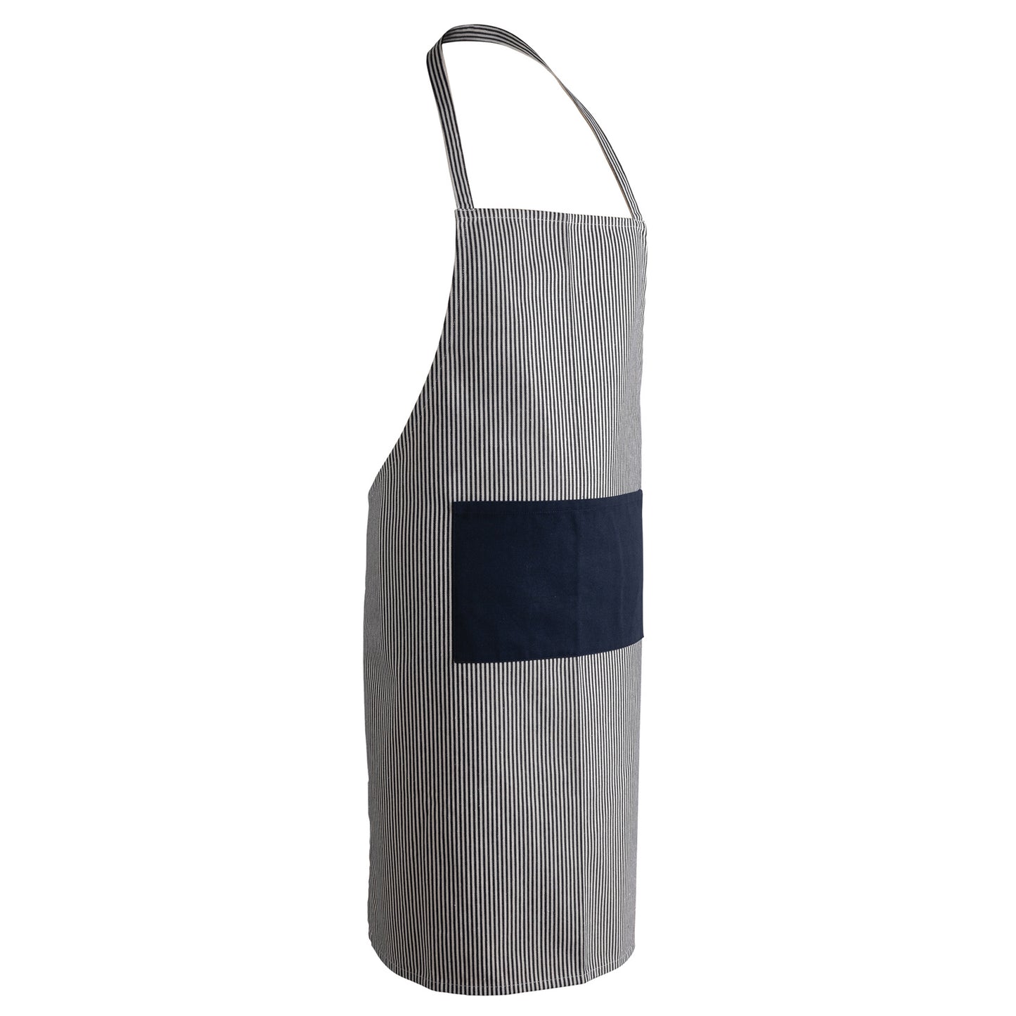 Navy - Front - Ukiyo Unisex Adult Deluxe Aware Apron