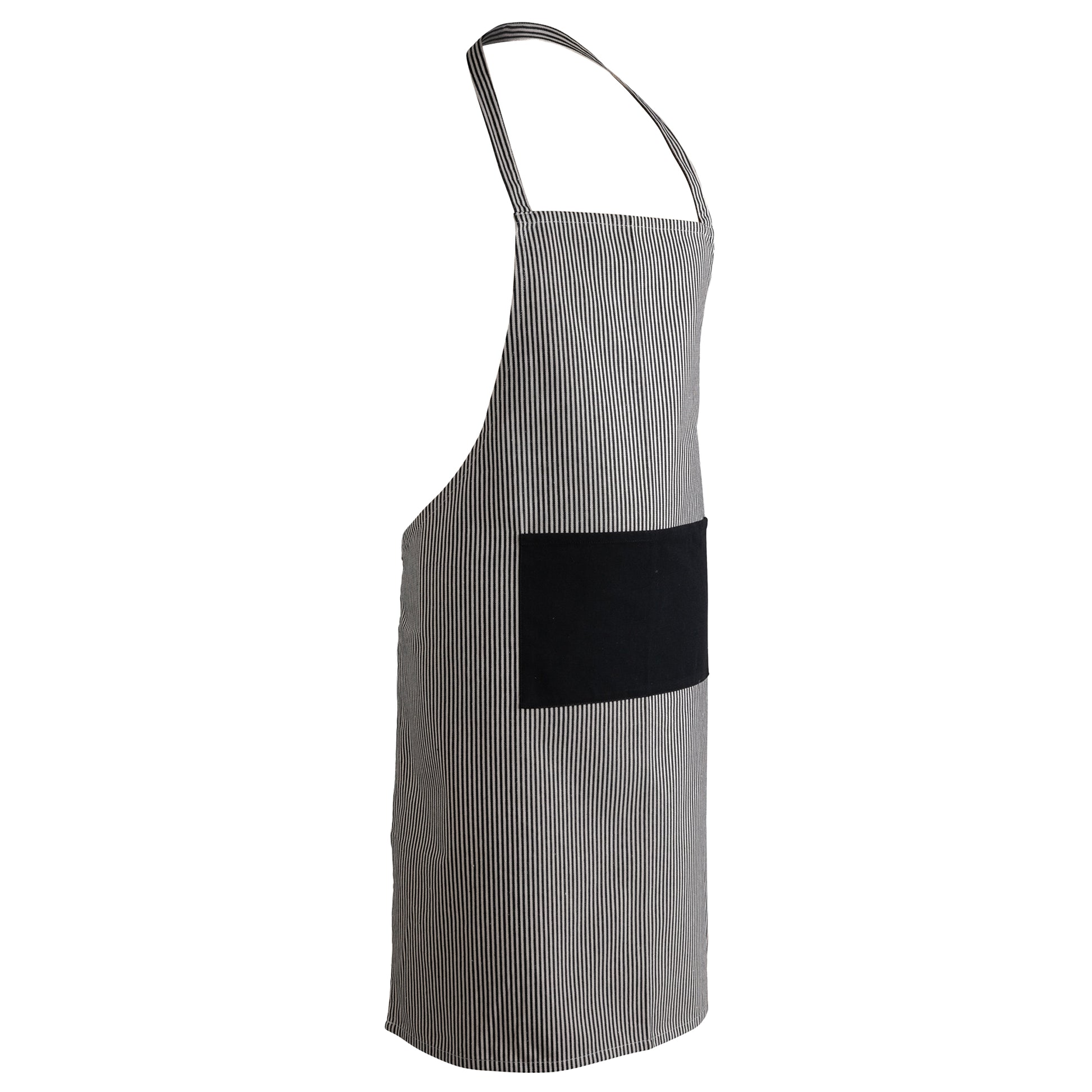 Black - Front - Ukiyo Unisex Adult Deluxe Aware Apron