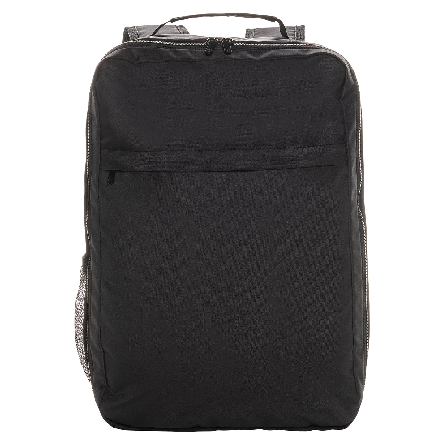 Black - Front - Swiss Peak Essential RPET Aware Laptop Backpack