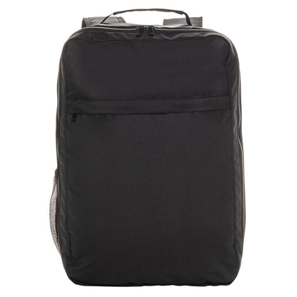 Black - Front - Swiss Peak Essential RPET Aware Laptop Backpack