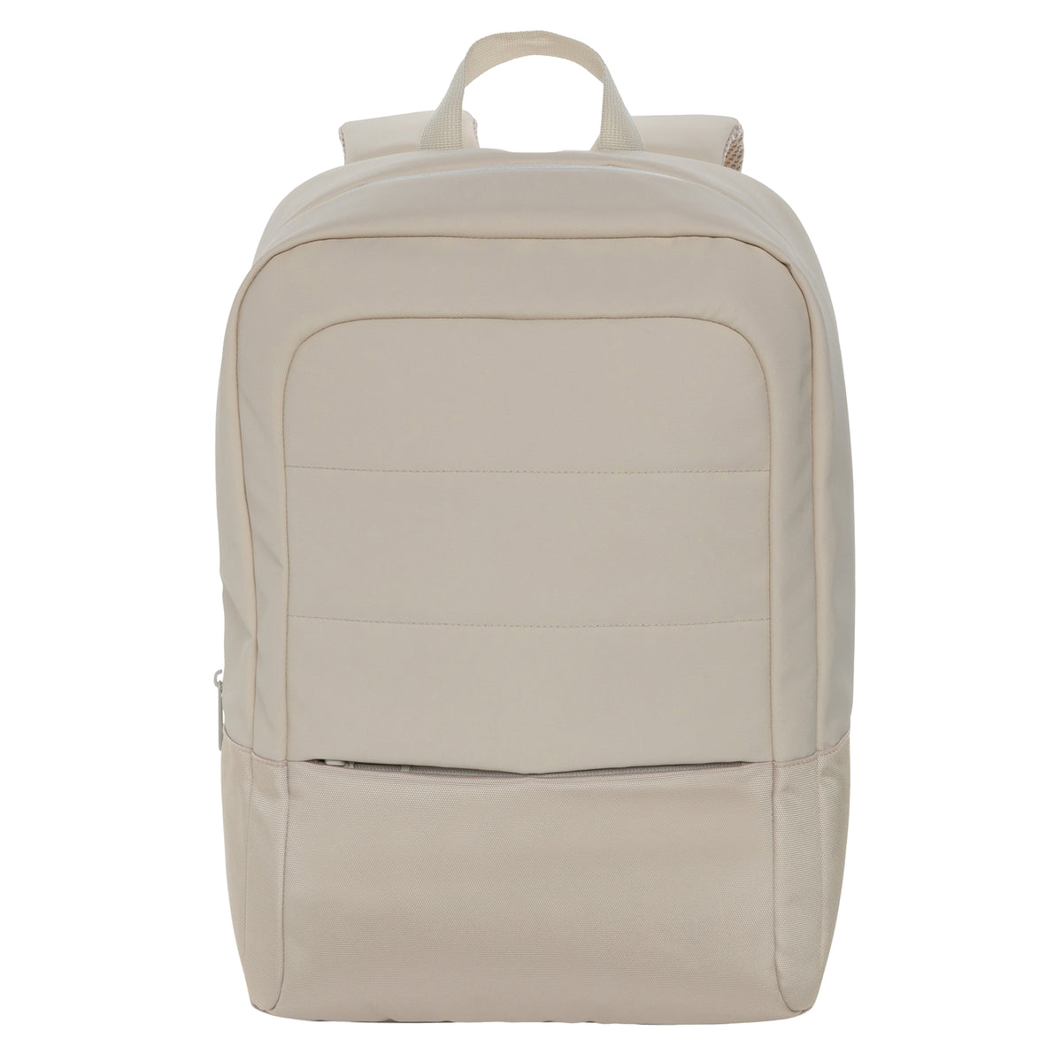 Beige - Front - XD Xclusive Armond RPET Aware Laptop Backpack