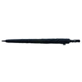 Black - Side - Swiss Peak Tornado Aware Stick Umbrella