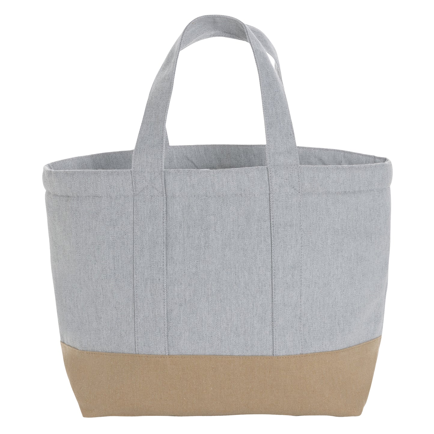 Grey - Front - XD Collection Impact Recycled Canvas Cooler Bag