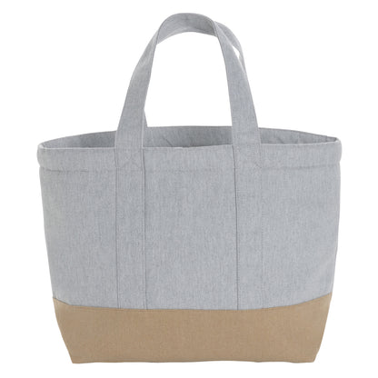 Grey - Front - XD Collection Impact Recycled Canvas Cooler Bag