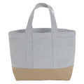 Grey - Front - XD Collection Impact Recycled Canvas Cooler Bag