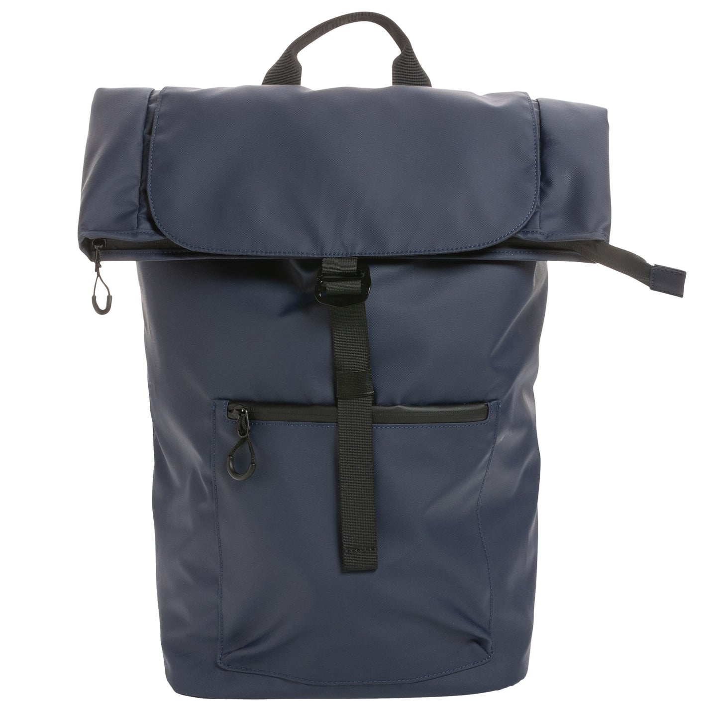 Navy - Front - XD Collection Impact Aware Flap Top RPET Water Resistant Laptop Backpack