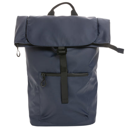 Navy - Front - XD Collection Impact Aware Flap Top RPET Water Resistant Laptop Backpack