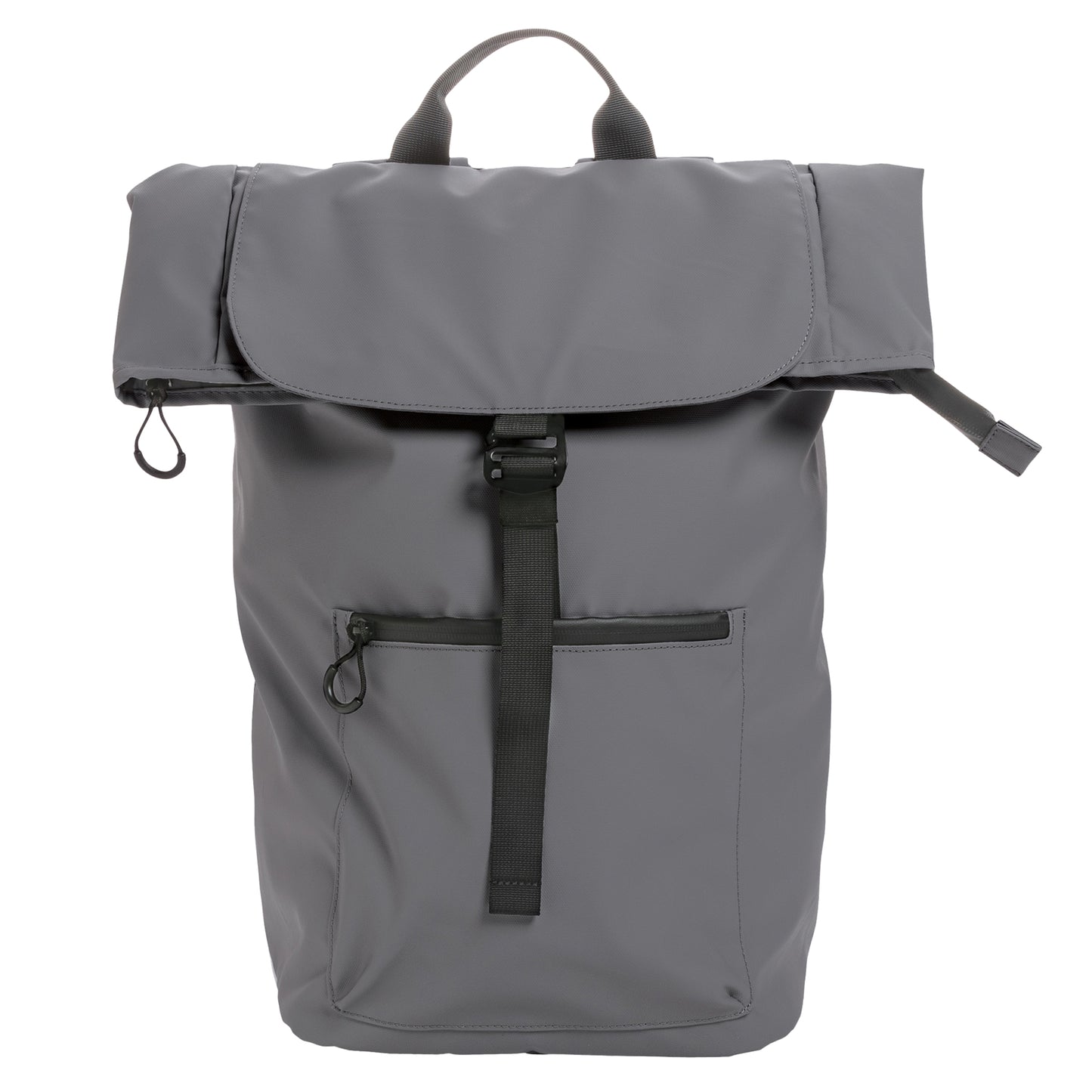 Anthracite - Front - XD Collection Impact Aware Flap Top RPET Water Resistant Laptop Backpack