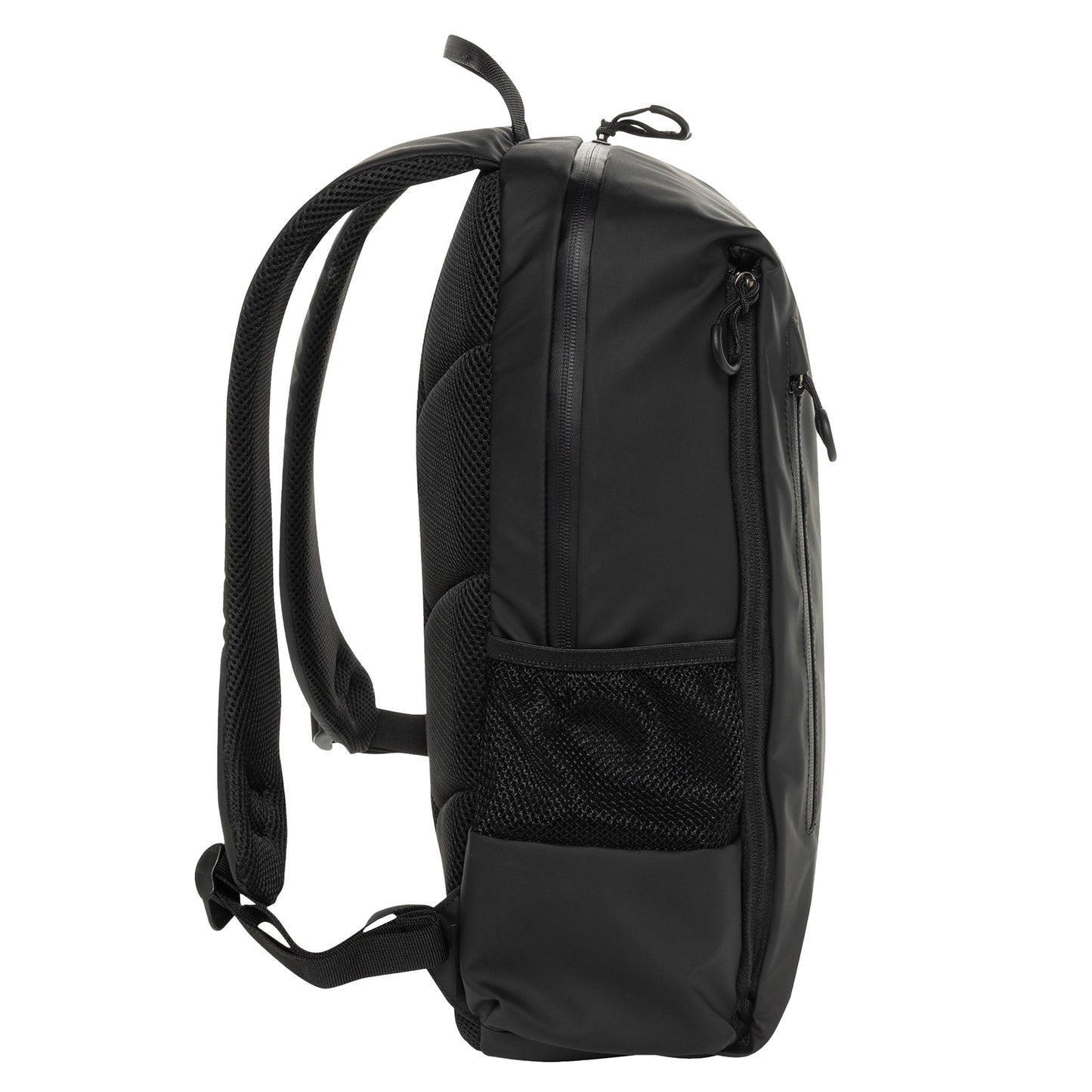 Black - Side - XD Xclusive Lima RPET Water Resistant Laptop Backpack