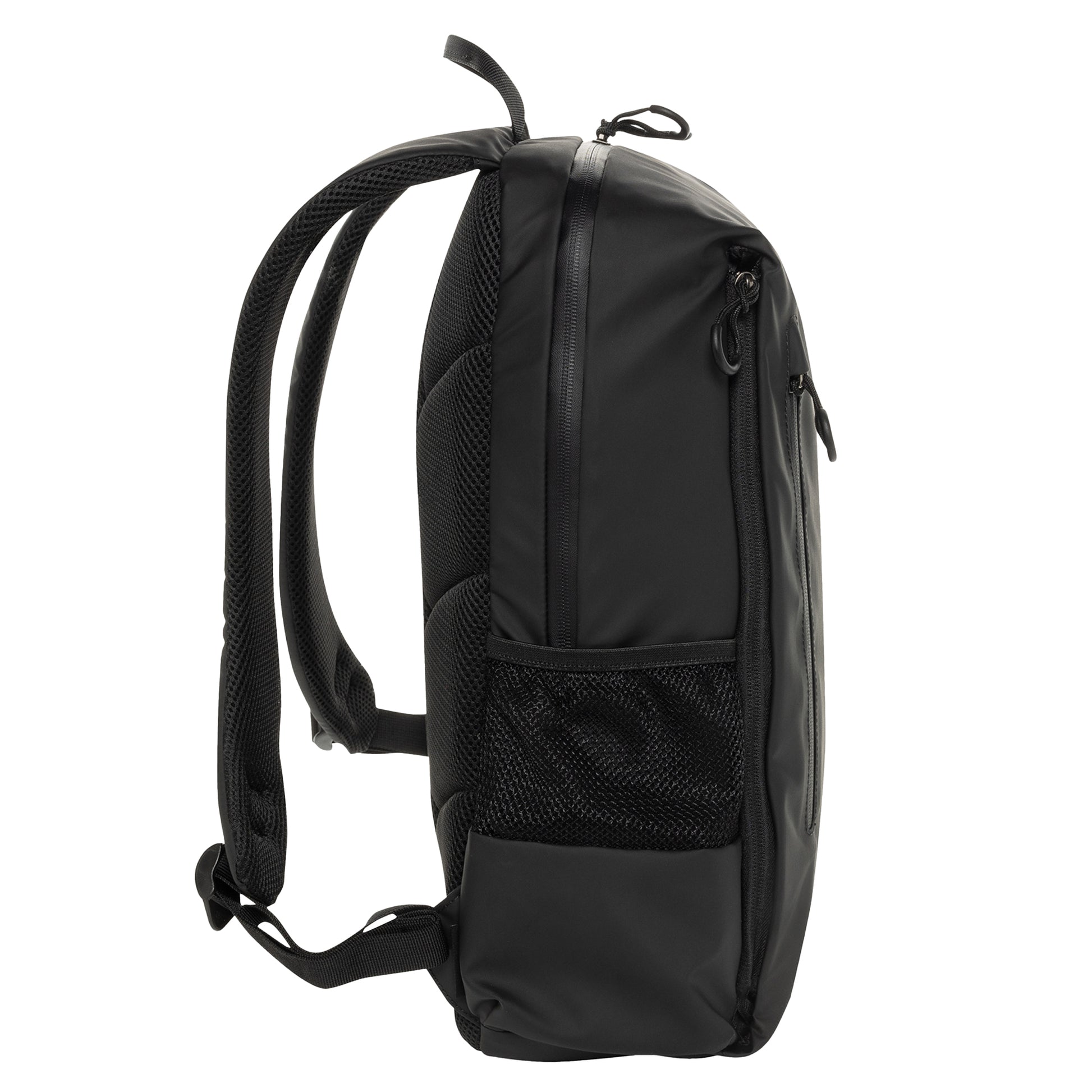 Black - Side - XD Xclusive Lima RPET Water Resistant Laptop Backpack