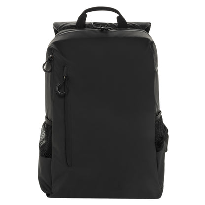 Black - Front - XD Xclusive Lima RPET Water Resistant Laptop Backpack