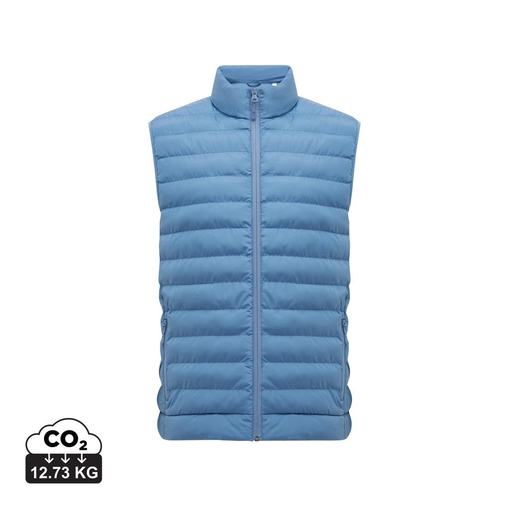 Blue Moon - Front - Iqoniq Mens Meru Recycled Polyester Body Warmer