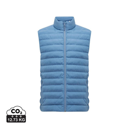 Blue Moon - Front - Iqoniq Mens Meru Recycled Polyester Body Warmer